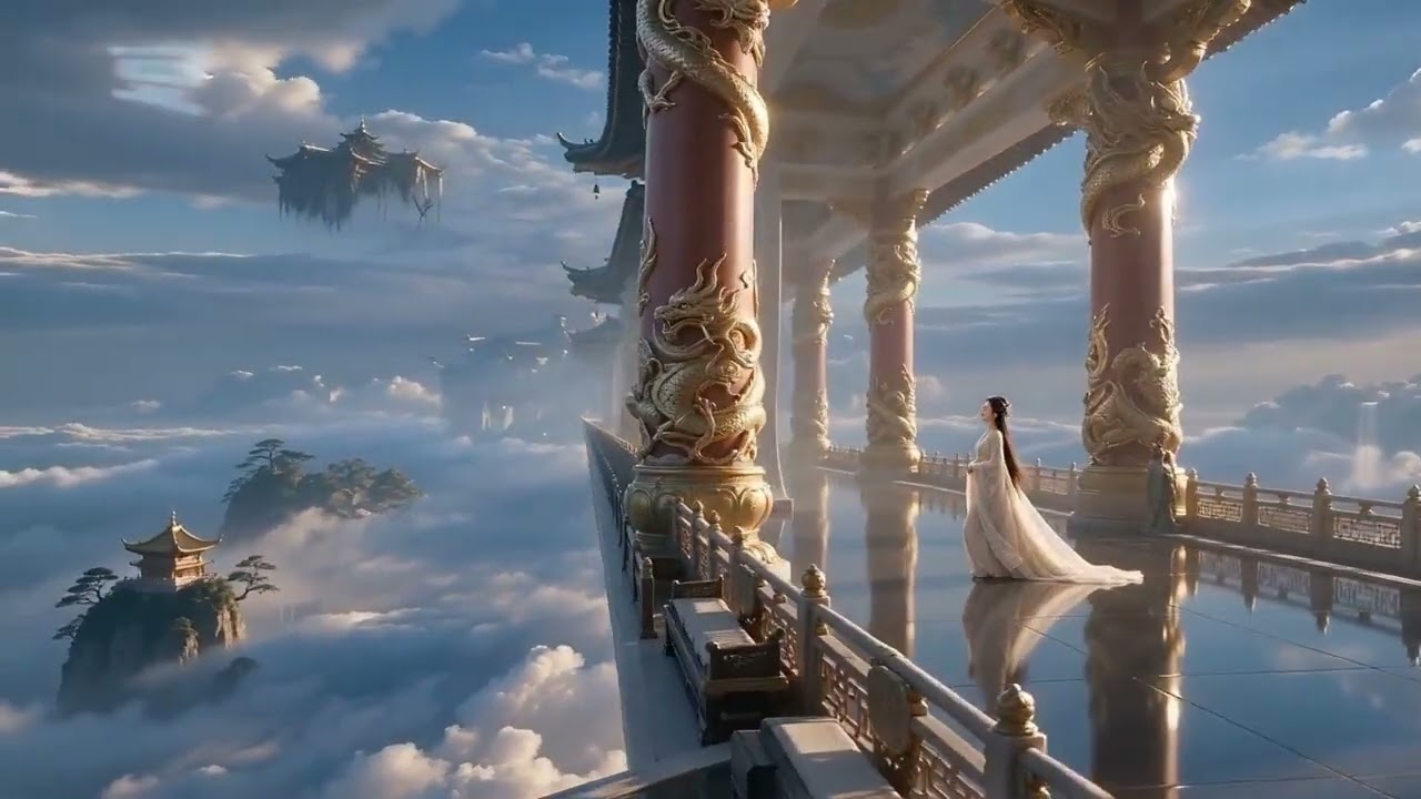 This is how Chinese imagine Heaven 🏯