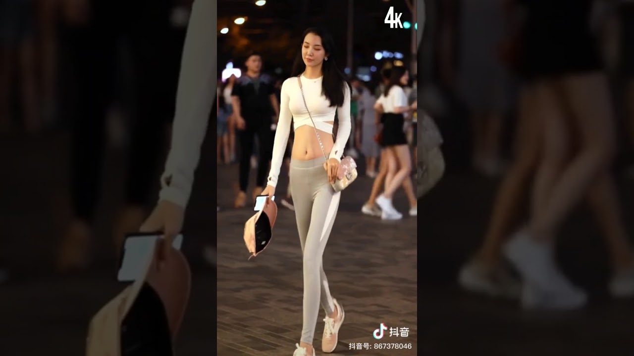 紧身裤 瑜伽裤 tight pants | Hot Asian tall girl 6.3 feet height | Asian girls dancing 