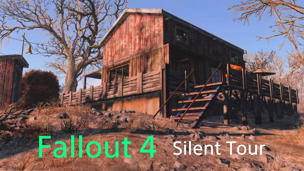 Fallout 4 - House + Sanctuary Build Tour. DLC/CC - NO MODS