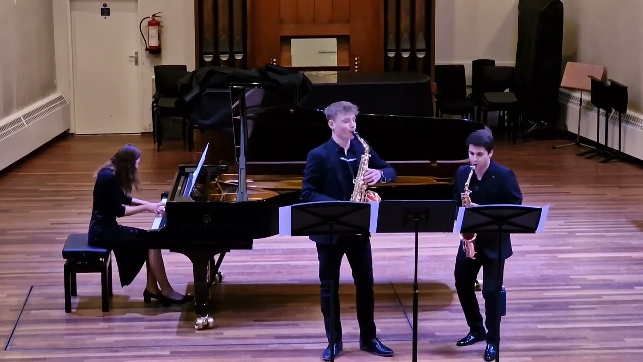 Pedro Iturralde - Pequeña Czarda for two Saxophones and Piano