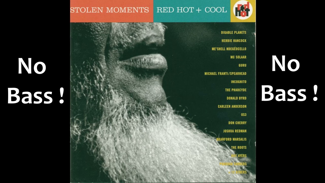 Nocturnal Sunshine ► MeShell Ndegeocello feat. Herbie Hancock (RED HOT + COOL) ◄🎸► No Bass Guitar ◄🟢