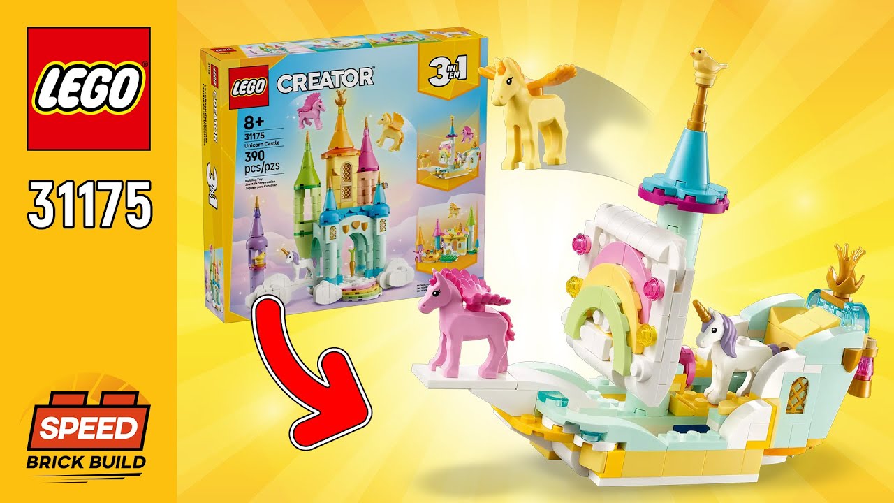 LEGO Creator Unicorn Ship (31175) from Unicorn Castle | Alternate Building Instructions | SBB