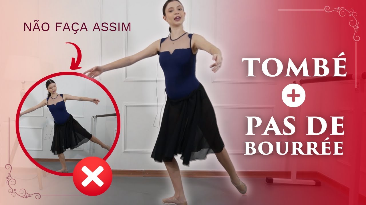 TOMBÉ PAS DE BOURRÉE - Como fazer do jeito certo
