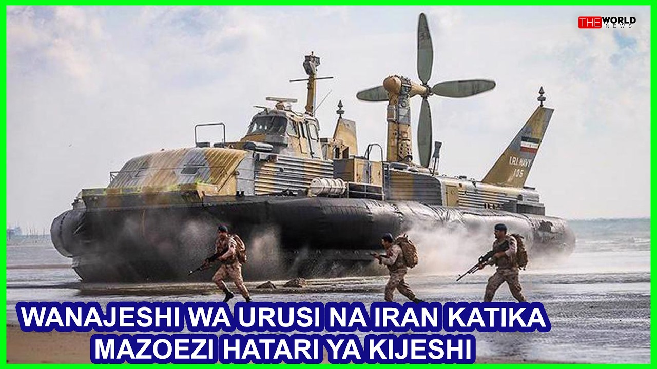 SHUHUDIA MAZOEZI  HATARI YA KIJESHI YA JESHI LA URUSI NA IRAN/MAREKANI YASHINDWA KUTOA NENO