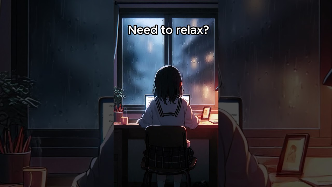 Rainy Vibes 🌧️ Relax in 15 seconds 