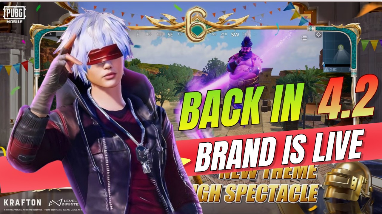 🔴 LIVE NOW – PUBG Mobile 4.2 Update: Skyhigh Specture!