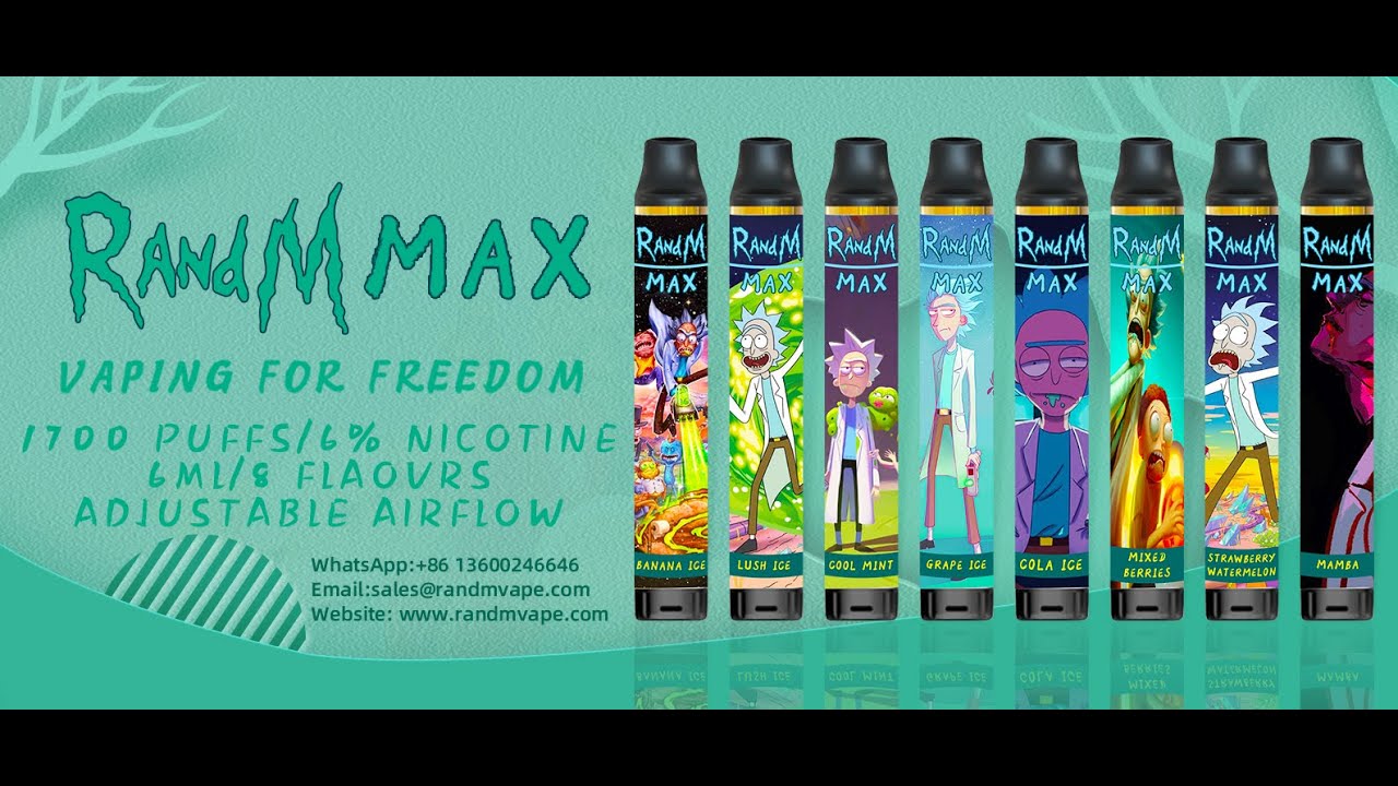 RandM Max Disposable Vape Pod Device