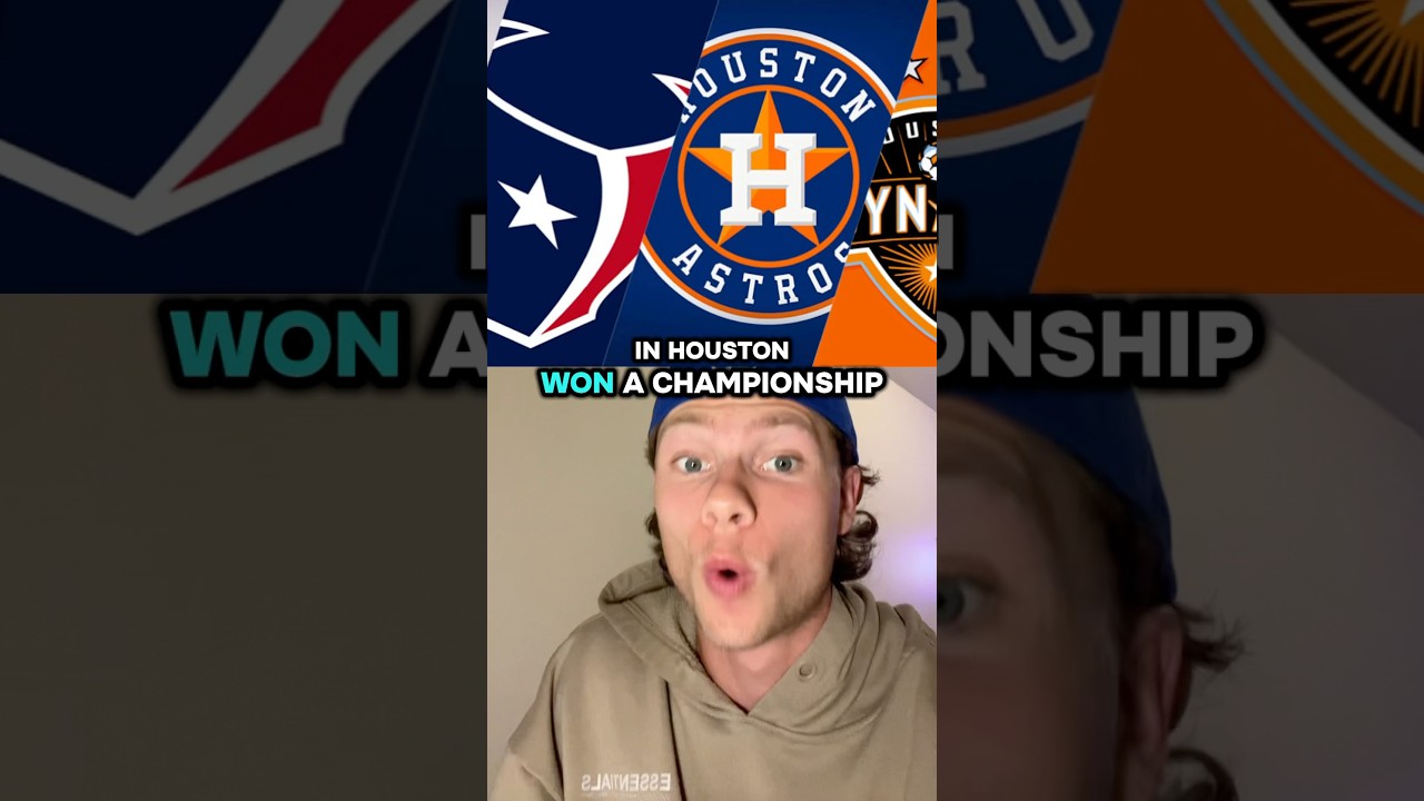 The Last Time Every Sports Team in Houston Won a Championship 🏆 #houstontexans  #houstonastros