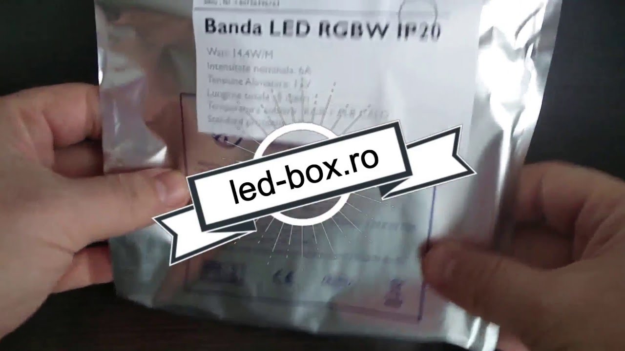 banda led 5050 rgbw ip20 alb cald si rgb 60 led metru led-box.ro sibiu
