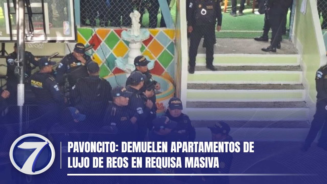 Pavoncito: Demuelen apartamentos de lujo de reos en requisa masiva