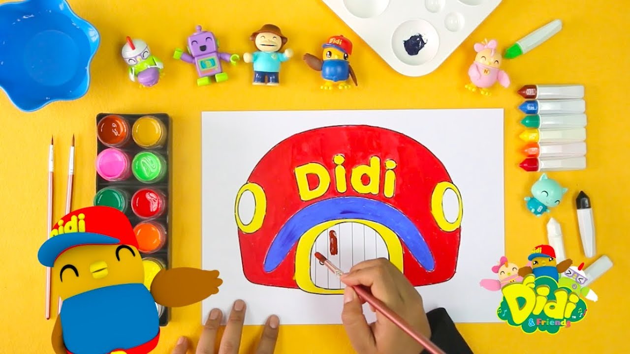 Didi & Friends | Segmen Kreatif | Mari Mewarna Rumah Didi