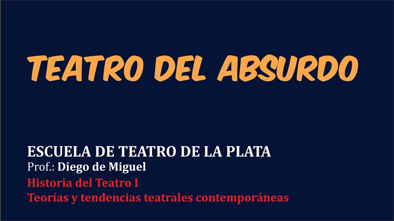 Teatro del absurdo