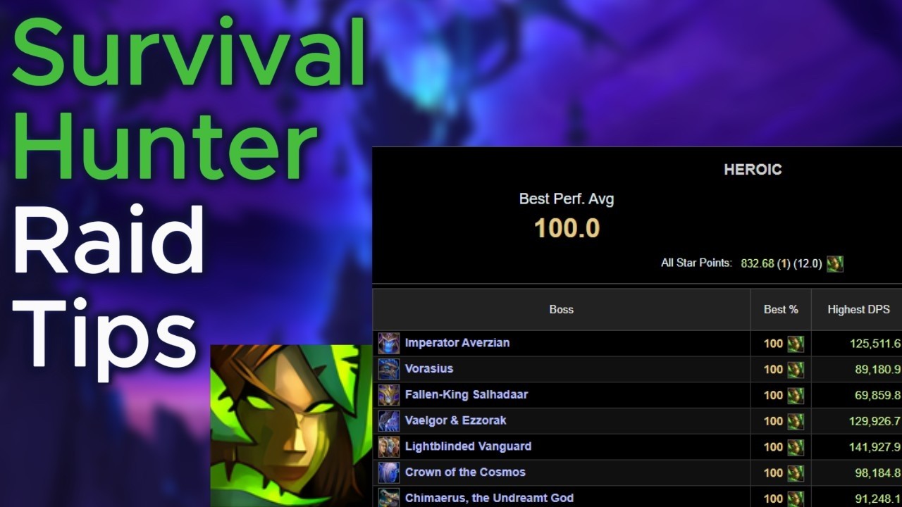 Survival Hunter Raid Tips for Midnight Season 1