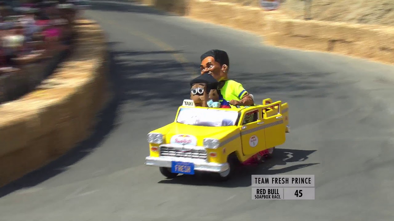 Official Team Fresh Prince CRASHES & GoPro Video fr Red Bull Soapbox Race, Elysian Park, CA 8/20/17
