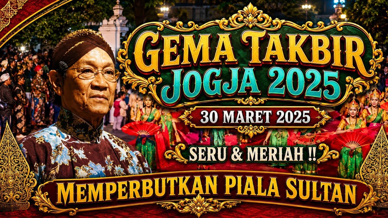 GEMA TAKBIR JOGJA 2025  #masjidgedhekauman