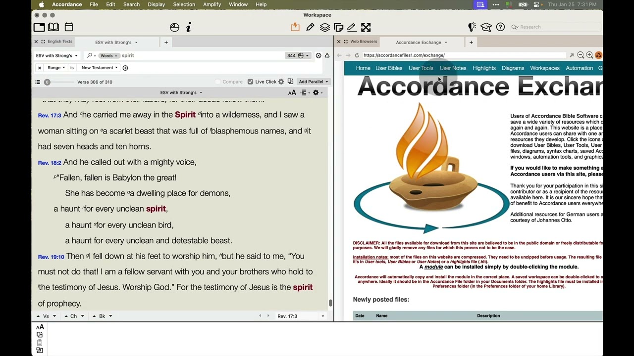 Search Ranges - Accordance Quick Tips
