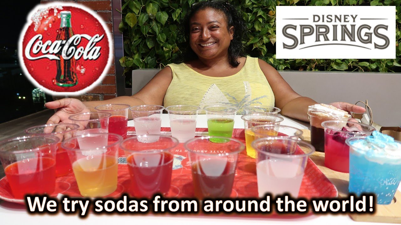 International Coca-Cola Drinks?! Around the World Drink Tray at Disney Springs 🌍