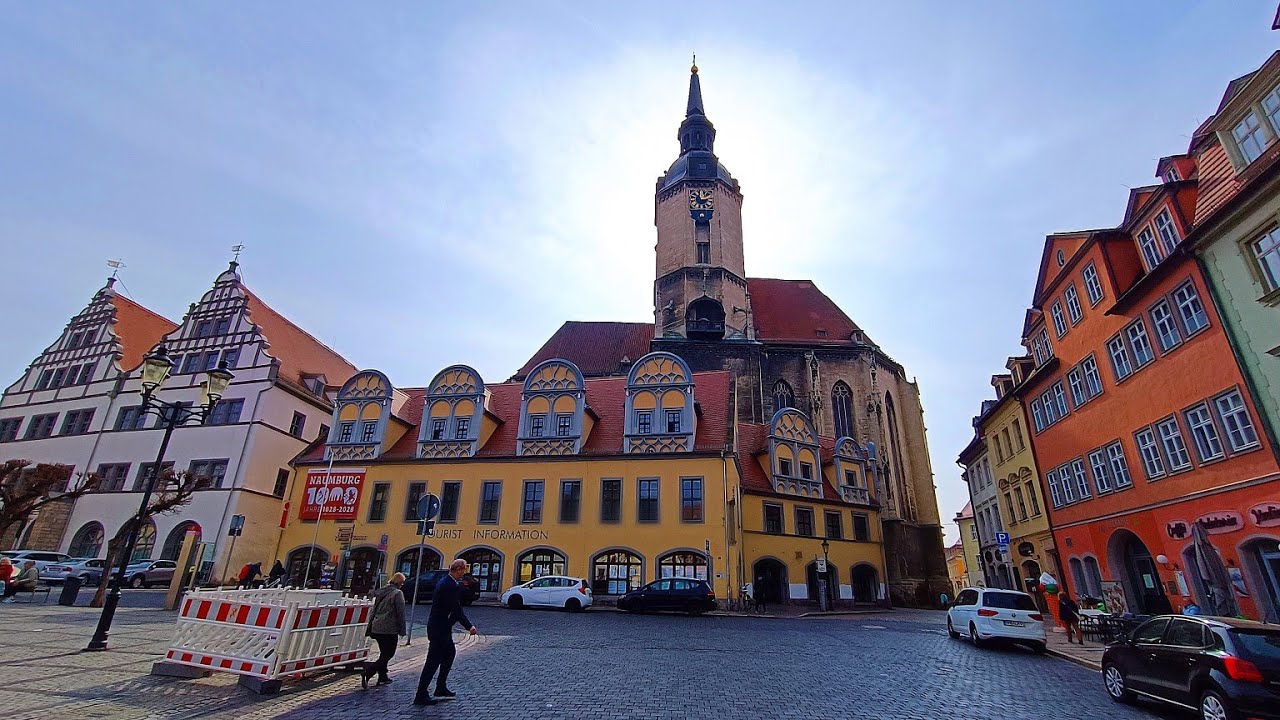 NAUMBURG - Ein Spaziergang durch die historische Stadt vom MARKT zum DOM Naumburg