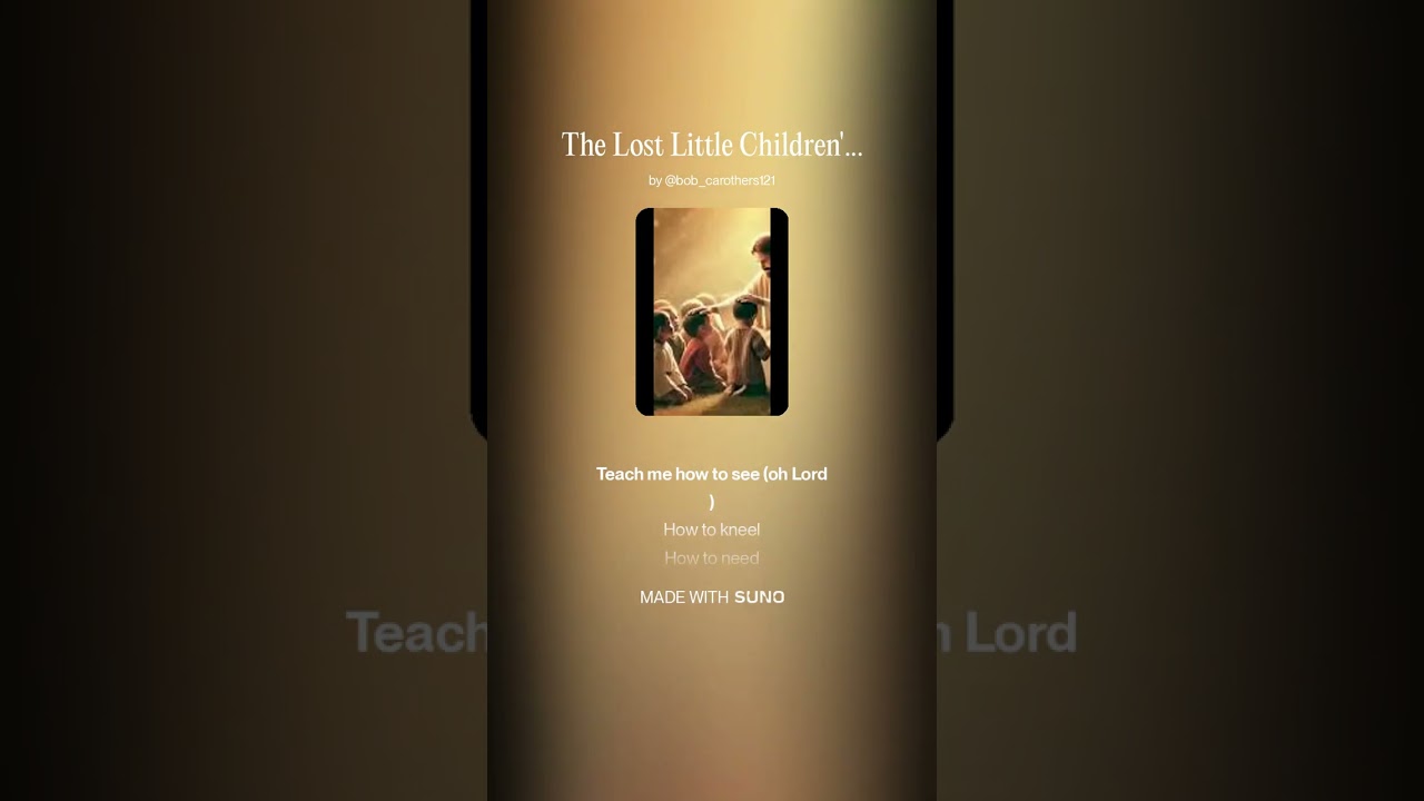 The Lost Little Children's Plight, In Plain Sight