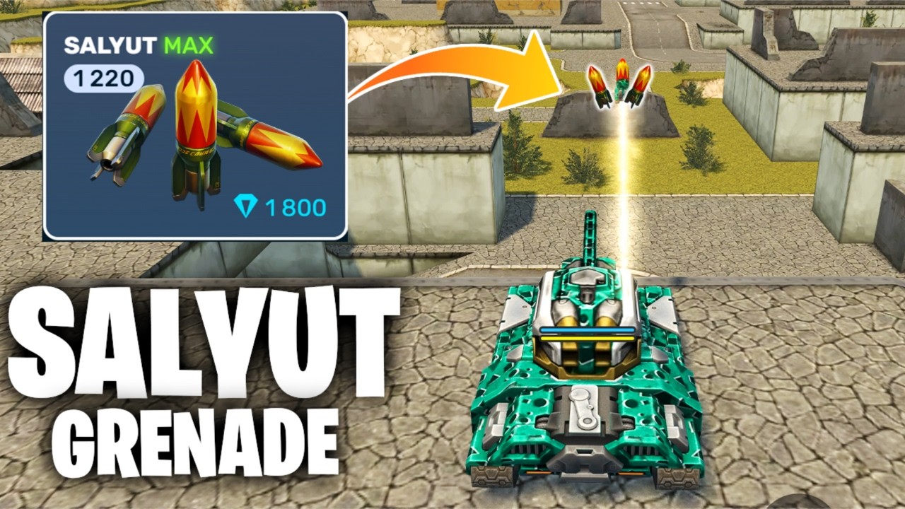 Tanki Online – Невероятные моменты с гранатой Салют #2 😱 | Идеальные броски