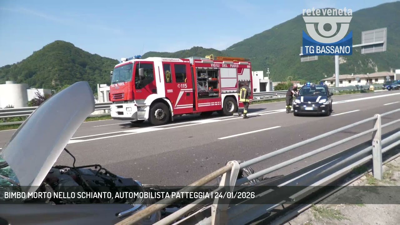 BIMBO MORTO NELLO SCHIANTO, AUTOMOBILISTA PATTEGGIA | 24/01/2026