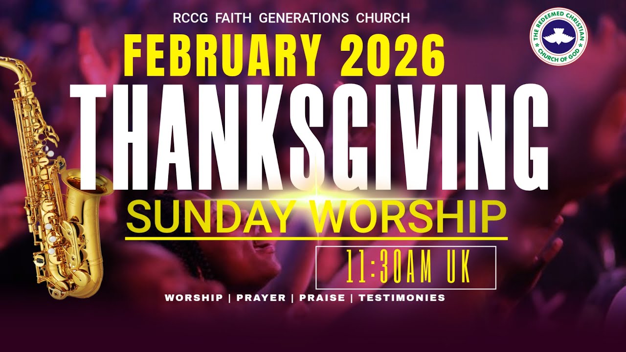 Sunday Thanksgiving Service // 1st February  2026// Pastor Rufus & Pastor Tayo Ajayi