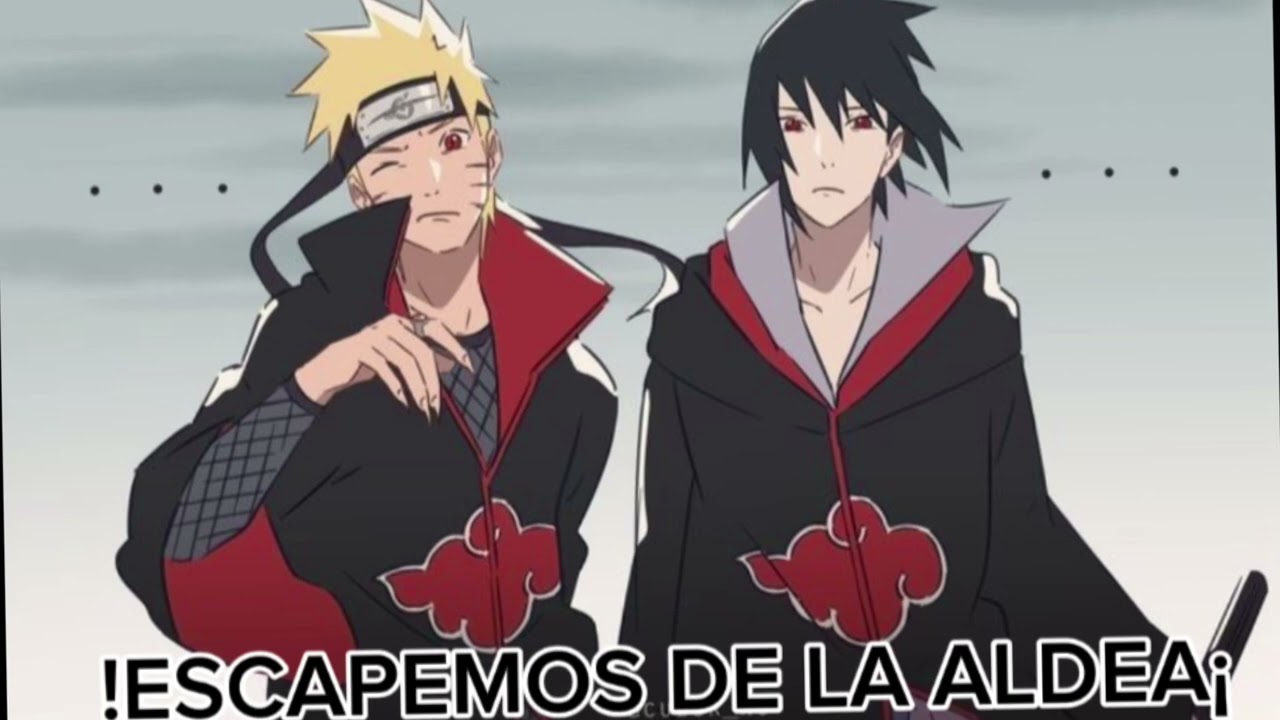 Que Hubiera Pasado Si Naruto Se Escapaba De Konoha Con Sasuke - Caps 1-7