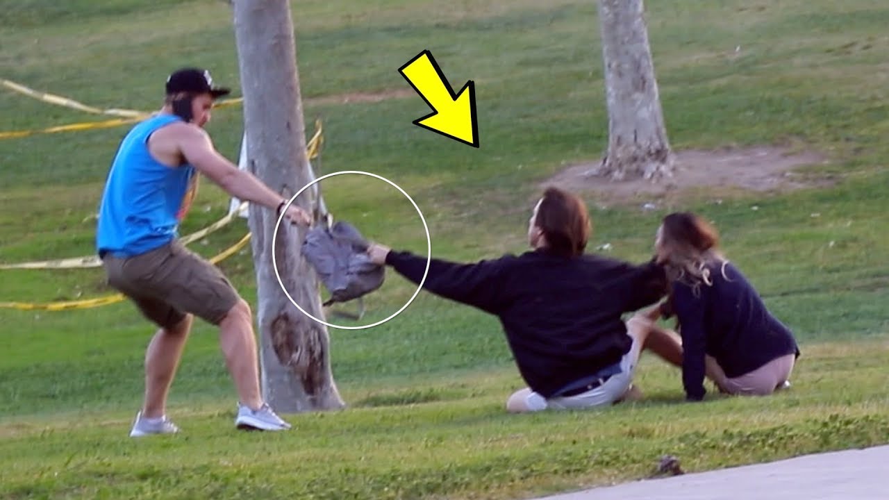 Stealing Peoples Stuff Prank ft. TopNotch Idiots