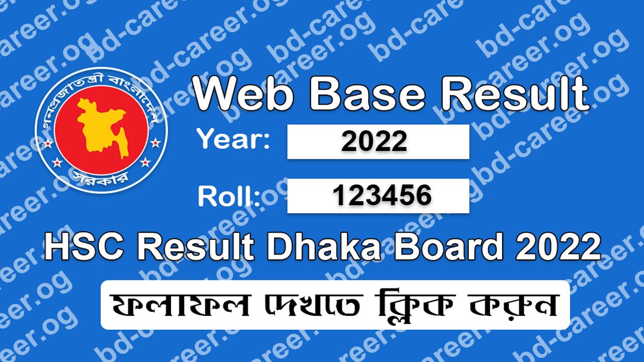 HSC Result Dhaka Board 2021 easy check 2022