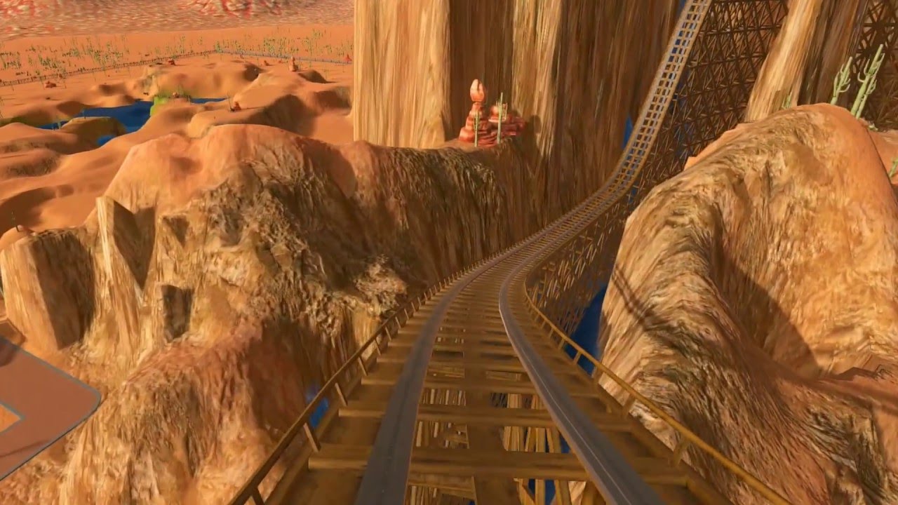 Roller Coaster Tycoon World Canyon Coaster ride