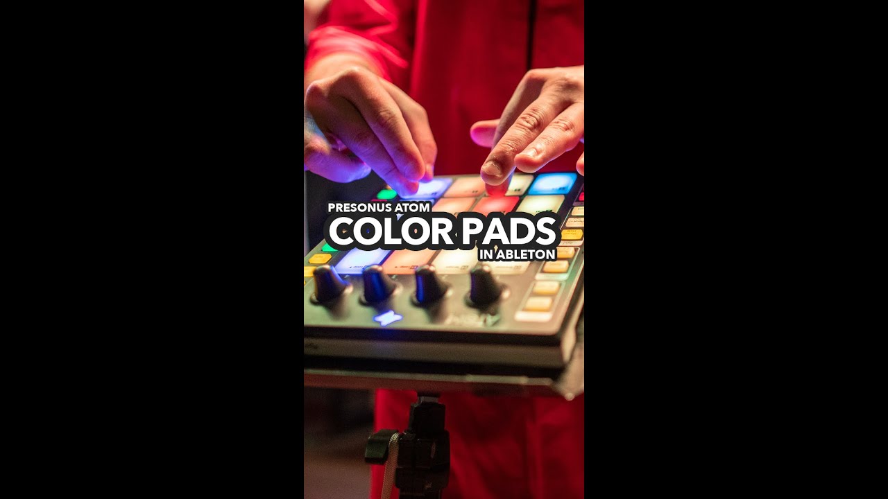 PreSonus Atom colors in Ableton drum rack