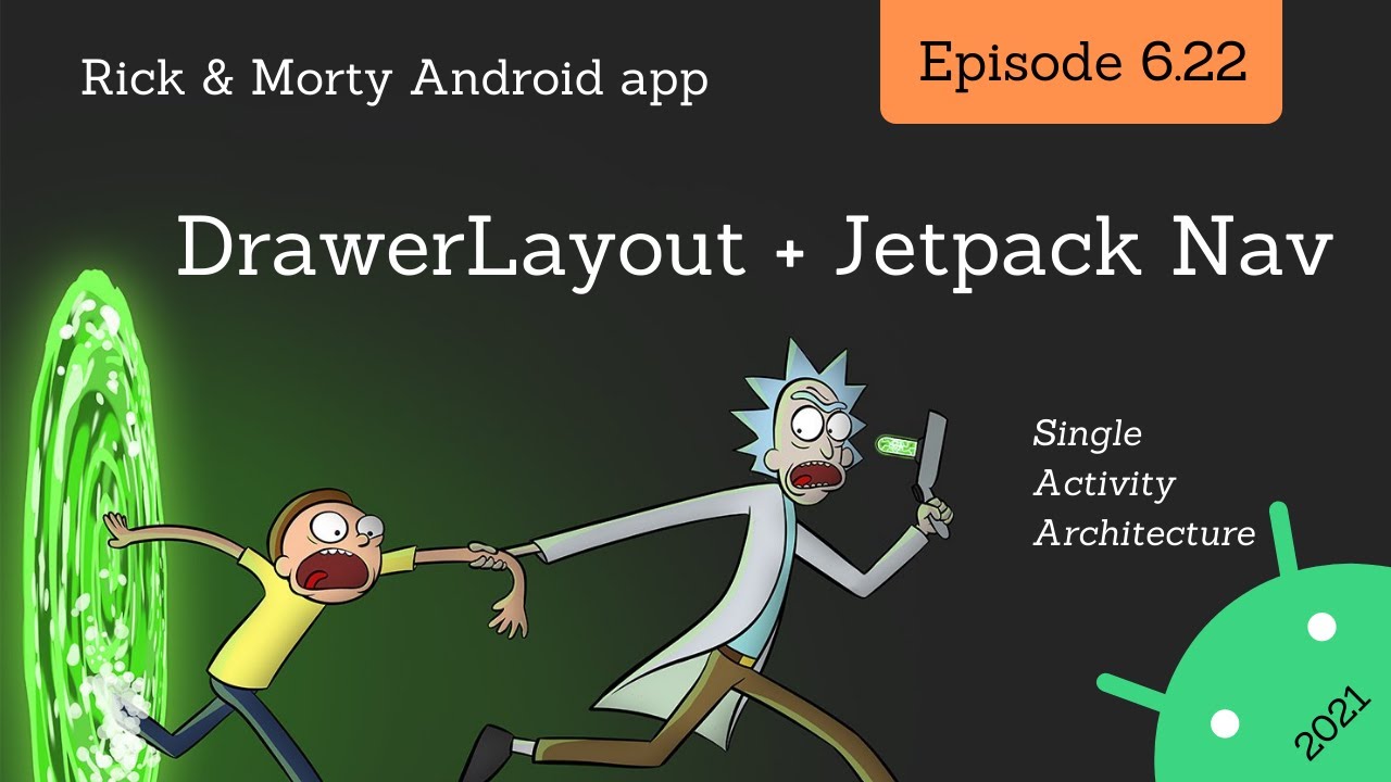 2021 Android Guide: DrawerLayout + Jetpack Navigation Components