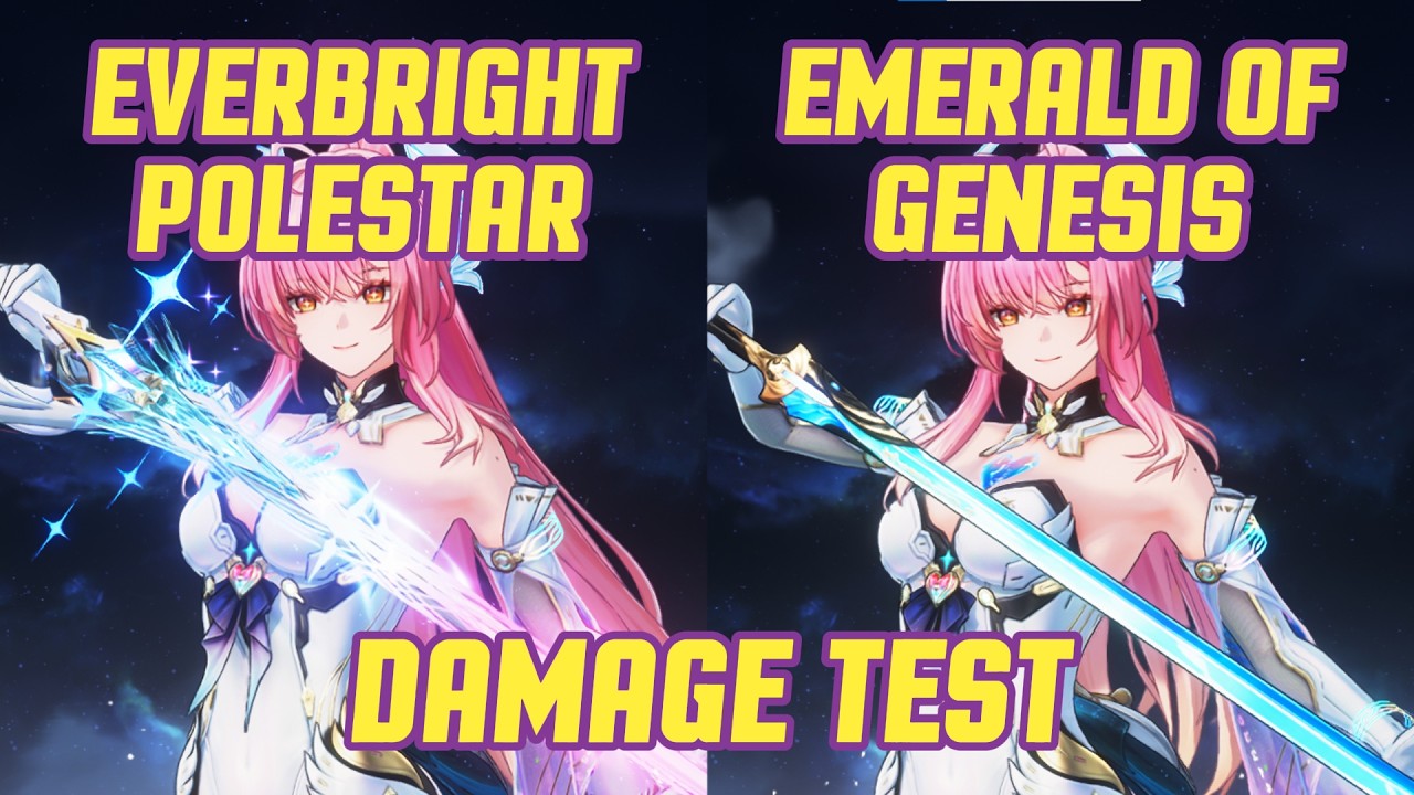 AEMEATH SIGNATURE VS STANDARD WEAPON DAMAGE TEST! (EVERBRIGHT VS EMERALD OF GENESIS)