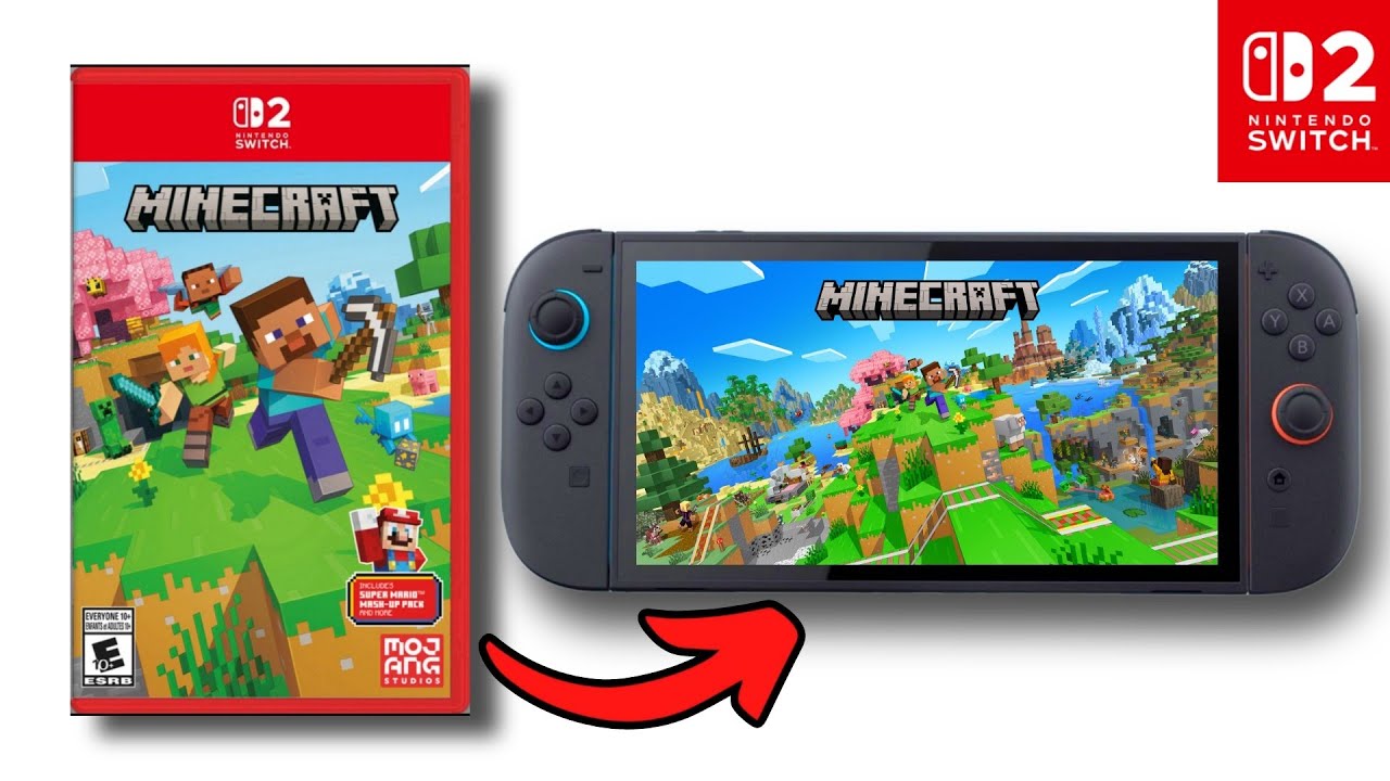 MINECRAFT Nintendo Switch 2 | GAMEPLAY Modo Portátil