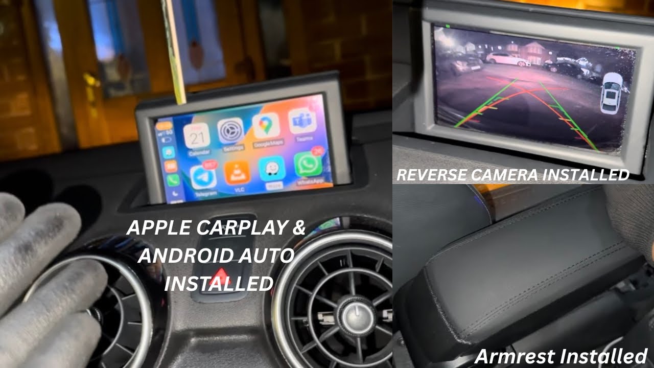 NEW Audi A1 Apple CarPlay Android Auto Reverse Camera MMI Box Headunit Armrest Install 2011-2016