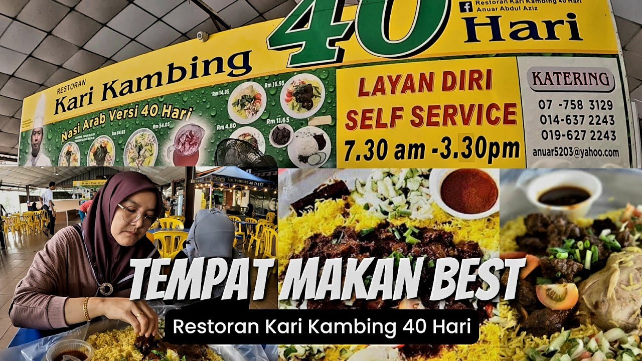 Apa istimewa sangat RESTORAN KARI KAMBING 40 HARI ni sampai hari biasa pun ramai orang⁉️