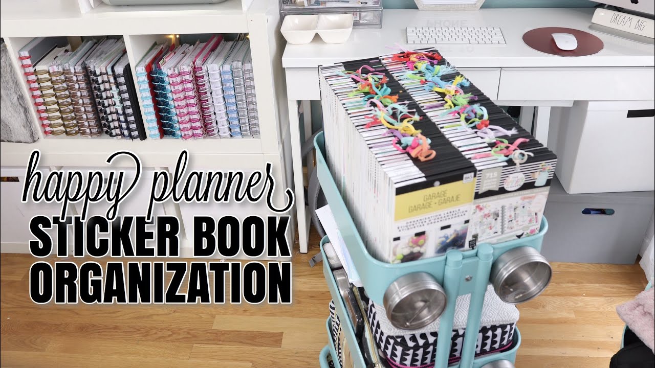 Which STICKER BOOKS do I Own? Organization + FREE HAPPY PLANNER STICKER SPREADSHEET & NEW Labels