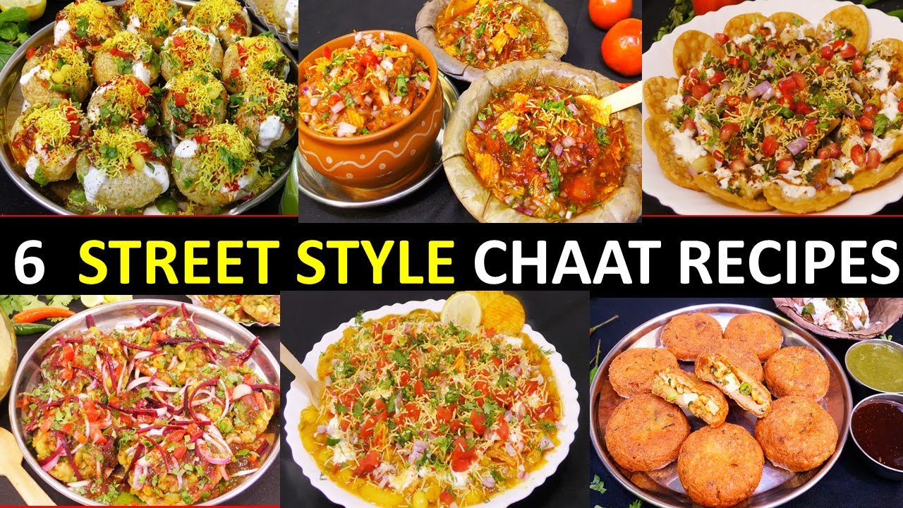 6 चटकारेवली चाट जो मुँहमें पानी ला दे | 6Chaat recipe by Cook with Parul | Quick Chaat Recipe | CHAT