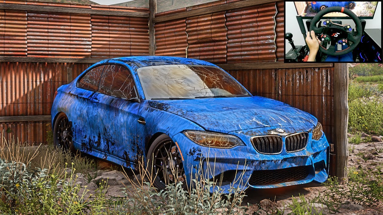 Rebuilding BMW F87 M2 Coupe 681HP - Forza Horizon 5 | Simagic Alpha Ultimate gameplay
