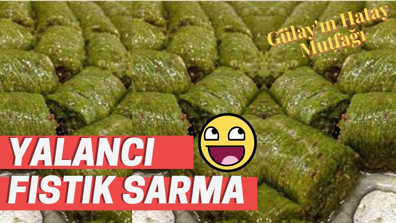 FISTIK GİBİ Ispanaklı Fıstık Sarma (Yalancı Antep Fıstık Sarma Nasıl Yapılır?)