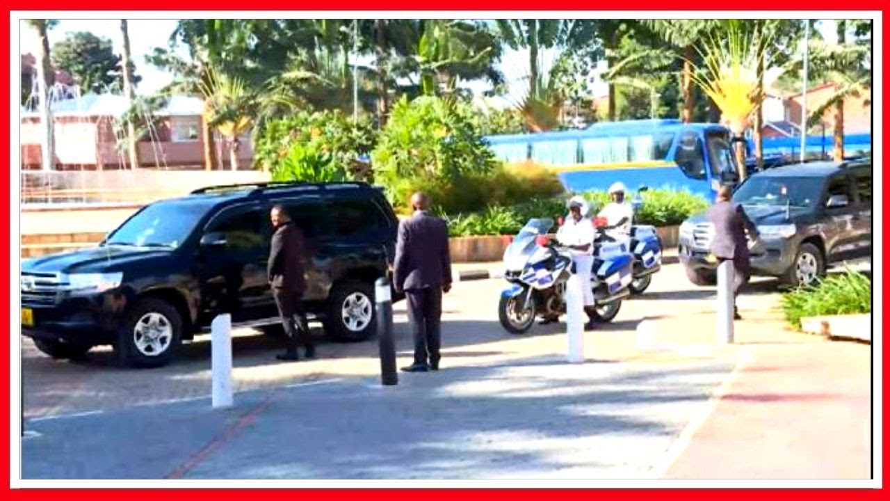 TAZAMA MSAFARA wa WAZIRI MWIGULU AKISINDIKIZWA BUNGENI CHINI YA ULINZI MKALI KUWASILISHA BAJETI KUU