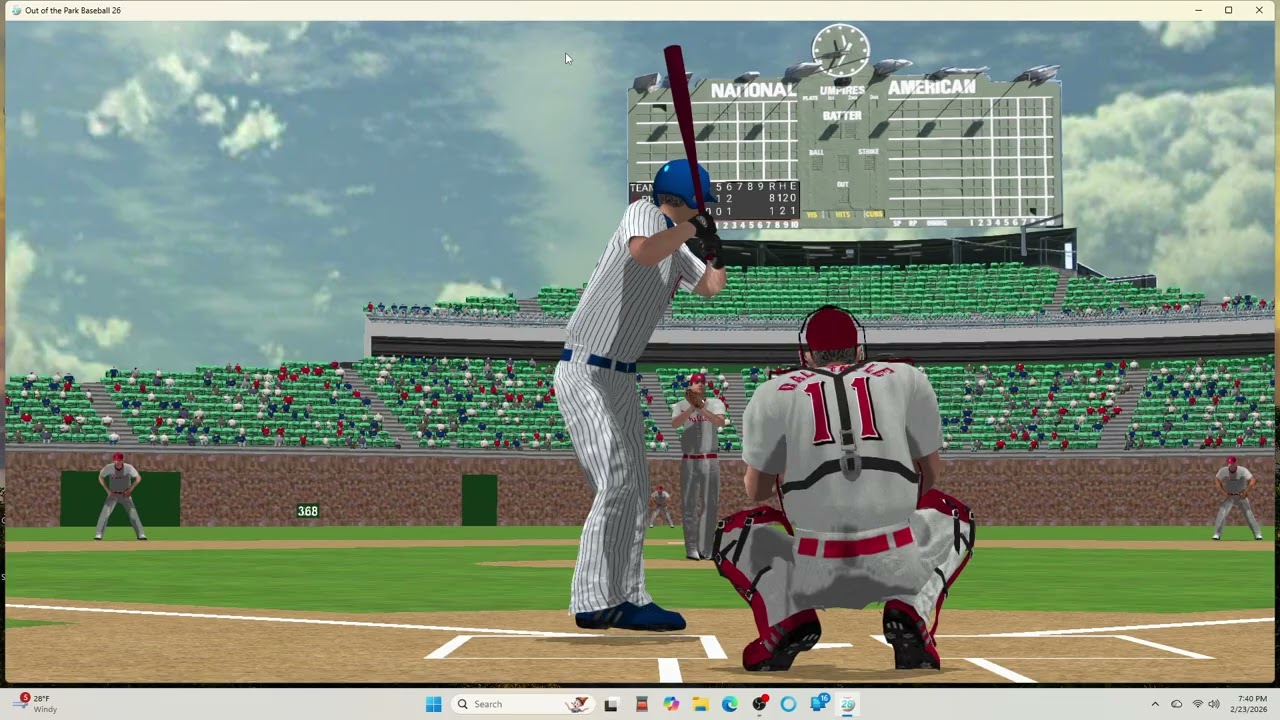 OOTP26 Exhibition Chris Krug tribute 1965 Philadelphia at Chicago C