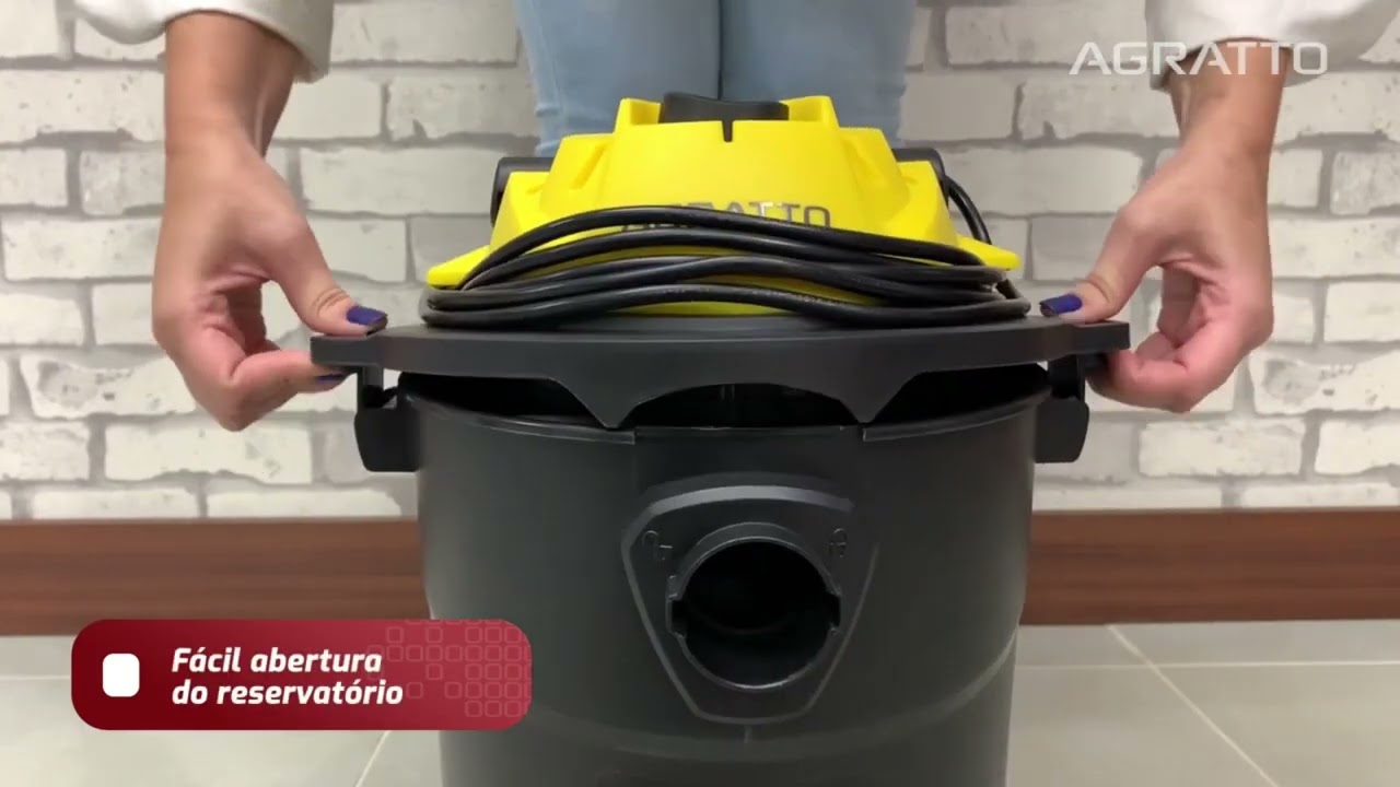 Aspirador Pó e Água Turbo GT1500 Agratto