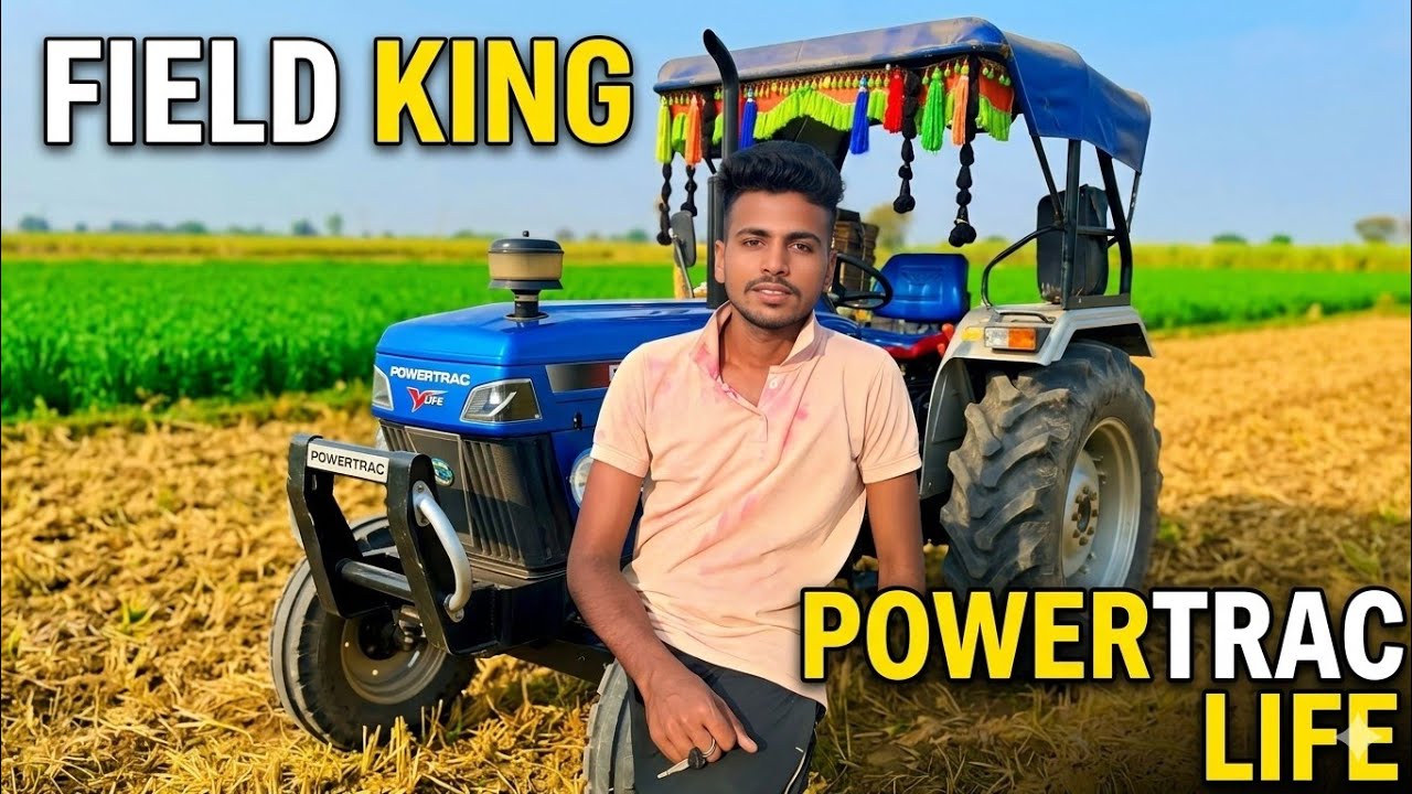 आज||Apne new tractor pewertrac euro 50 next||पर rotavater पर फूल try लिए 