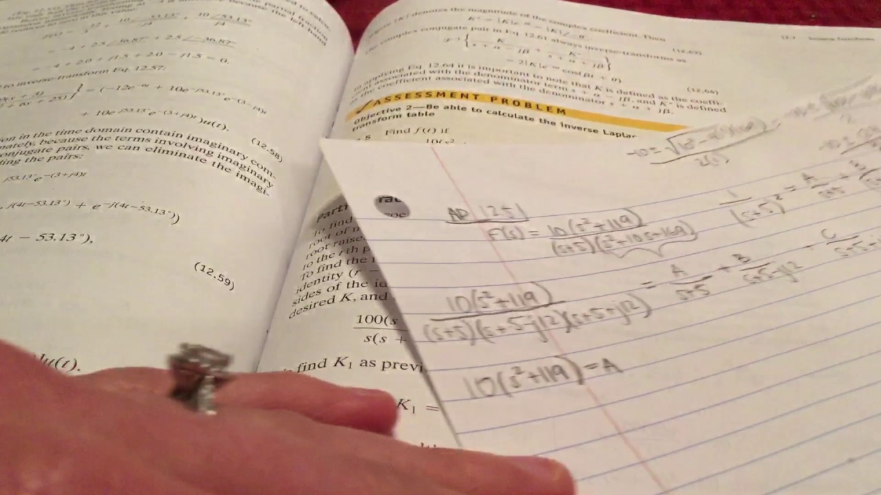 AP 12.5 partial fractions with complex numbers