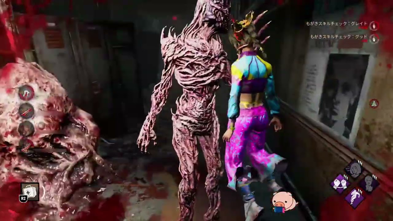 【DBD】通常マッチのビリーとファースト 後半2v8のネメシス＆鬼 トラッパー＆チャッキー【Dead by Daylight】＃232　PC版