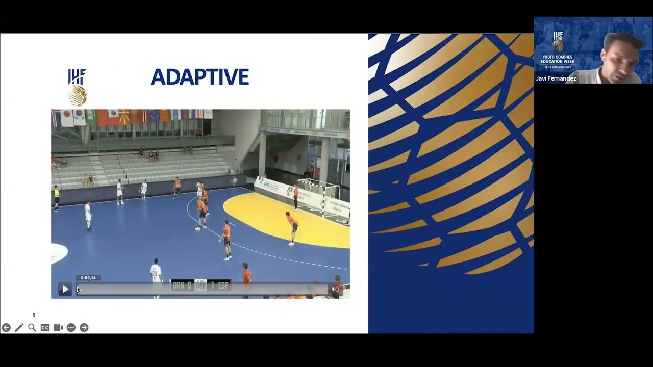 The Spanish 5:1 defensive system | 2023 IHF Youth Coaches Education Week | IHF Virtual Academy