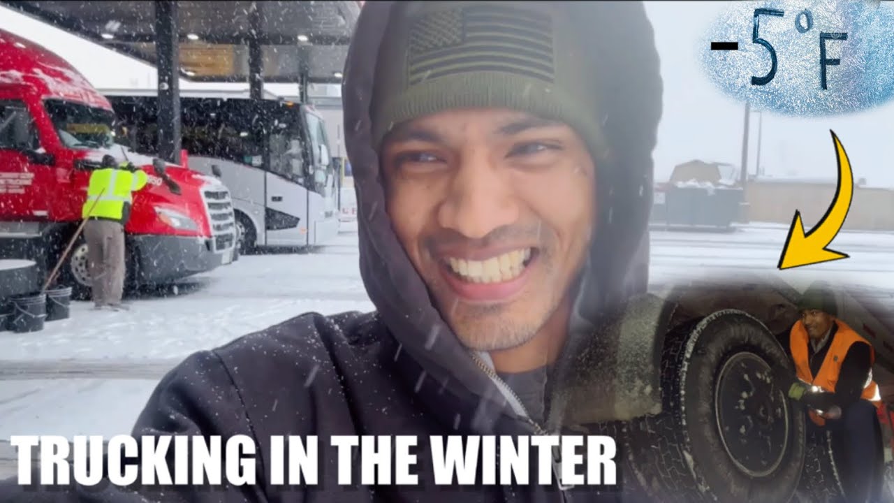 Грузоперевозки в зимнюю погоду | Выпало до 5 дюймов снега