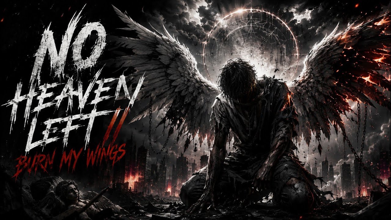 NO HEAVEN LEFT // BURN MY WINGS &bull; Post-Hardcore &times; Hypermetal &times; Cinematic Electronic.