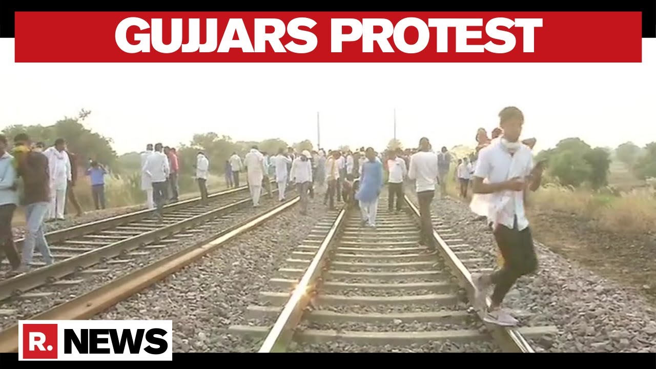 Gujjar Community In Rajasthan Block Rail Tracks In Protest Over Reservation